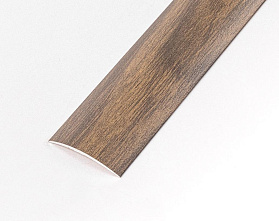 Порог (стык) Русский профиль  разноуровневый декорированный, 38*2700 мм, Дуб сантана